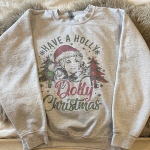 “Have Holly Dolly Christmas” Sweatshirt size small